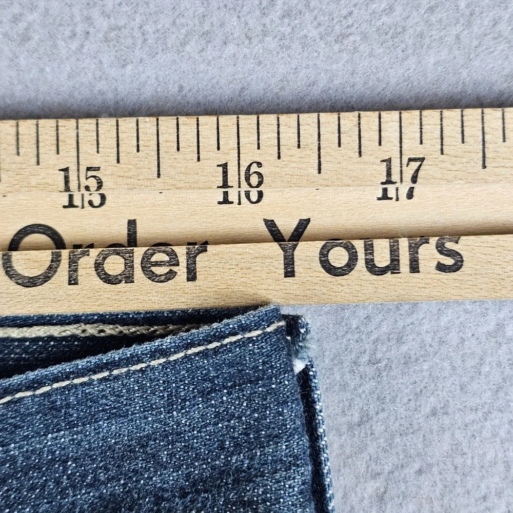 Y2K Levis 501 Jeans Mens 34x30 (32x28) Blue Denim Button Fly Classic Straight